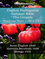 English Portuguese German Bible - The Gospels - Matthew, Mark, Luke & John: Basic English 1949 - Almeida Recebida 1848 - Menge 1926
