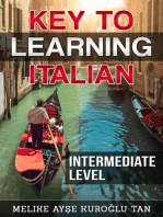 Key To Learning Italian Intermediate Level