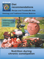 Nutrition during chronic constipation: E017 DIETETICS - Gastrointestinal tract - Small intestine and large intestine - Chronic constipation