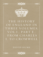 The History of England in Three Volumes, Vol.I., Part E.