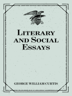 Literary and Social Essays