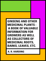 Ginseng and Other Medicinal Plants 