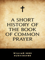 A Short History of the Book of Common Prayer