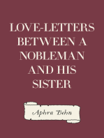 Love-Letters Between a Nobleman and His Sister