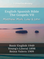 English Spanish Bible - The Gospels VII - Matthew, Mark, Luke & John: Basic English 1949 - Youngs Literal 1898 - Reina Valera 1909