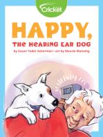 Happy, the Hearing Ear Dog