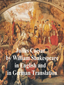 Julius Caesar Bilingual Editon English With Line Numbers And German Translation Von William Shakespeare Ebook Scribd