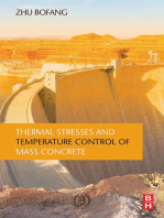 Thermal Stresses and Temperature Control of Mass Concrete