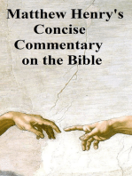 Matthew Henry's Concise Commentary on the Bible: One-volume abridgement of the massive six-volume Commentary