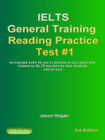 IELTS General Training Reading Practice Test #1. An Example Exam for You to Practise in Your Spare Time