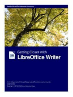 Getting Closer with LibreOffice Writer