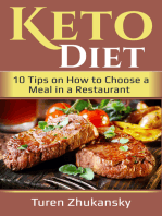 Keto Diet. 10 Tips on How to Choose a Meal in a Restaurant