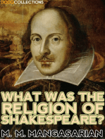 What was the Religion of Shakespeare?