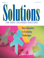 Solutions for Early Childhood Directors: Real Answers to Everyday Challenges