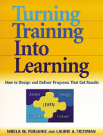 Turning Training into Learning