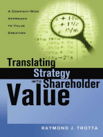 Translating Strategy into Shareholder Value