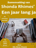 Samenvatting van Shonda Rhimes' Een Jaar Lang JA: Zelfontwikkeling Collectie