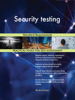 Security testing Standard Requirements