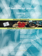 ILPT instructor-led practical training Standard Requirements