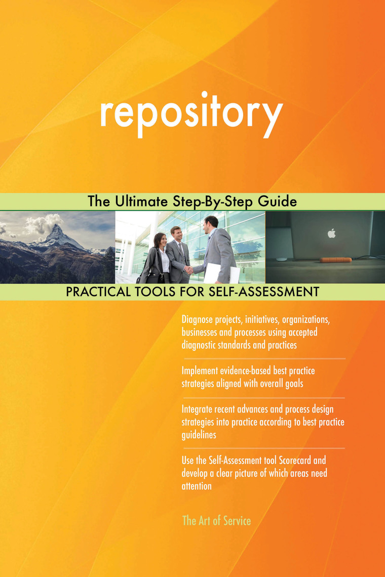 repository The Ultimate Step-By-Step Guide by Gerardus Blokdyk (Ebook ...