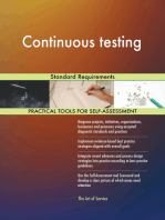 Continuous testing Standard Requirements