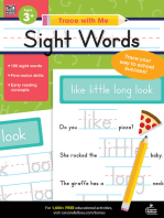 Trace with Me Sight Words