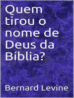 ELOAH, meu Deus - ELOENU, nosso Deus 