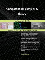 Computational complexity theory A Complete Guide