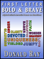 First Letter Bold & Brave (Alphabetic Acrostic Poems on Emotions)