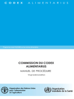 Commission du Codex Alimentarius: Manuel de Procédure Vingt-sixième edition