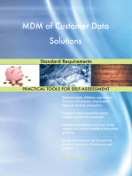 MDM of Customer Data Solutions Standard Requirements
