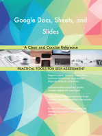 Google Docs, Sheets, and Slides A Clear and Concise Reference