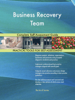 Business Recovery Team Complete Self-Assessment Guide