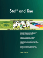 Staff and line Complete Self-Assessment Guide