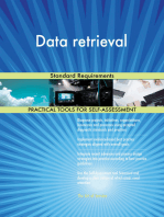Data retrieval Standard Requirements