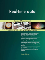 Real-time data Standard Requirements