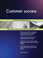 Customer success Standard Requirements