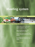 Meeting system Complete Self-Assessment Guide