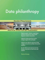 Data philanthropy Standard Requirements