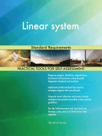 Linear system Standard Requirements