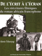 De l'écrit à l'écran: Les réécritures filmiques du roman africain francophone