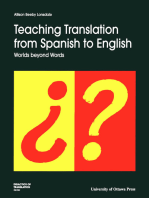 Teaching Translation from Spanish to English