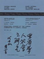 Structural changes of two Chinese communities in Alberta, Canada