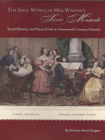 Ideal world of Mrs. Widder's soirée musicale: Music and difference in nineteenth-century Ontario