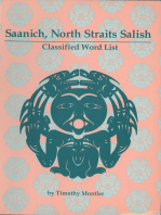 Saanich, North Straits Salish classified word list