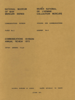 Communications Division: annual review, 1973