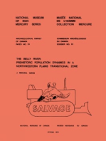 Belly River: Prehistoric Population Dynamics in a Northwestern Plains Transitional Zone