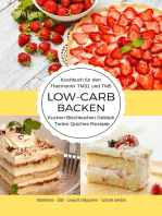 Kochbuch für den Thermomix TM31 und TM5: Low-Carb Backen Kuchen Blechkuchen Gebäck Torten Quiches Rezepte