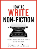 How To Write Non-Fiction