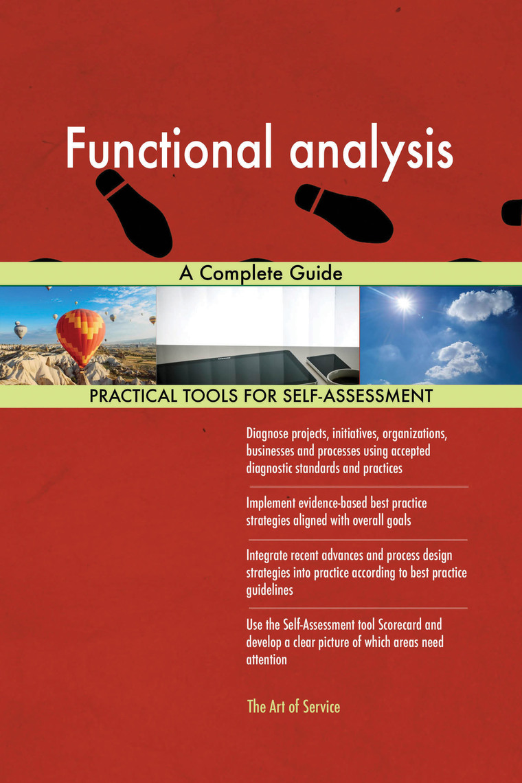 Functional analysis A Complete Guide by Gerardus Blokdyk (Ebook) Read